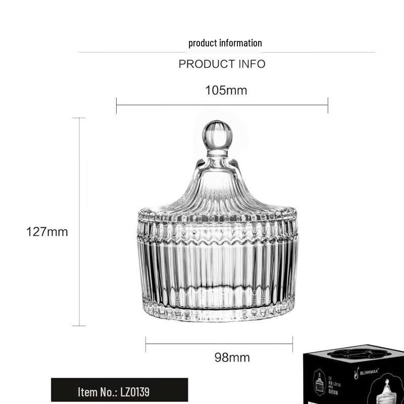 

ZISIZ Striped Yurt Sugar Jar