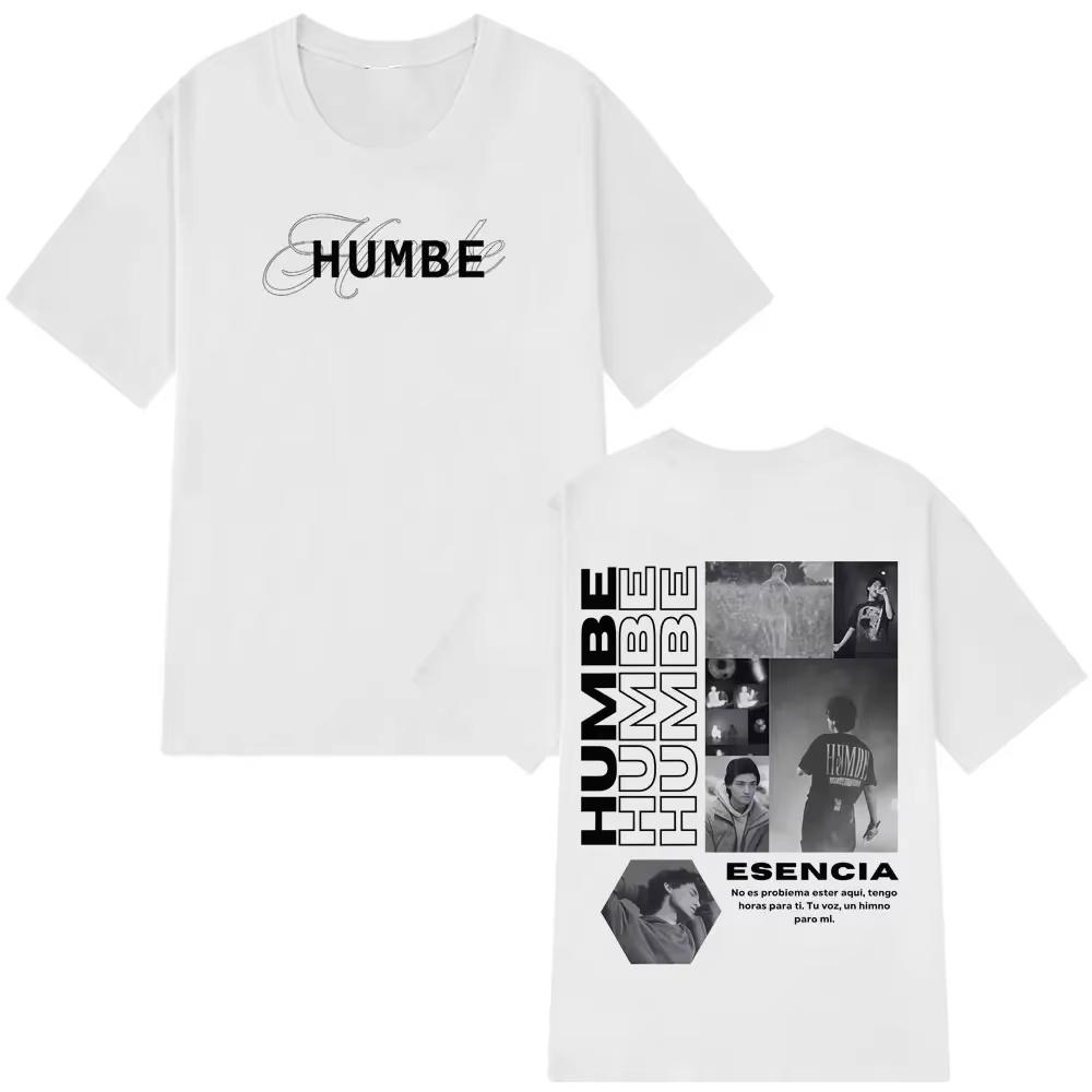 2026 Singer Humbe Esencia Tour  Print Tshirt Men Women Summer Cotton Casual Tshirts Hiphop Gothic Punk Tshirts Tops Ins
