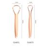 Tongue scraper Stainless Steel Tongue Scraper Cleaner Fresh Breath Cleaning Coated Tongue Oral Hygiene Care Tools Reusable