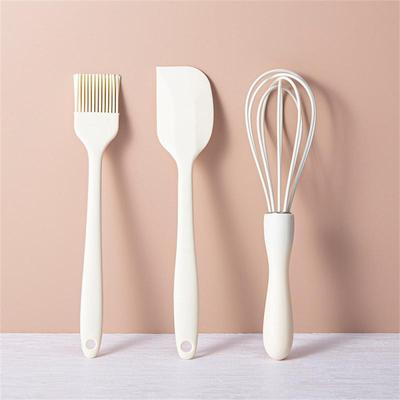 Espátula de silicone para assar, utensílios de confeitaria, espátula para creme de bolo, espátula para cozinha, batedor de óleo para churrasco, ferramentas pequenas, acessórios de cozinha