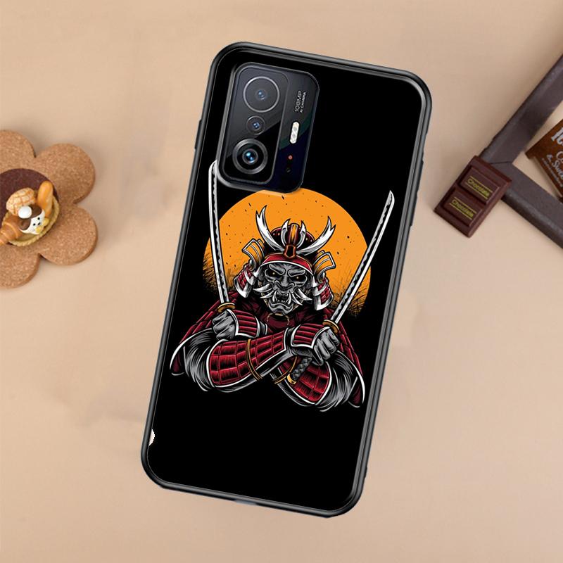 Japanese Samurai Warrior Case For Xiaomi POCO X7 Pro X3 X5 X6 F3 F5 F6 M6 Pro 11T 12T 13T 14T Pro 13 14 Ultra Cover