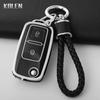 Tpu Car Key Case Cover For Vw Volkswagen Polo Tiguan Passat B5 B6 B7 Golf 4 5 6 Mk6 Jetta Lavida Skoda Octavia Seat Leon Altea