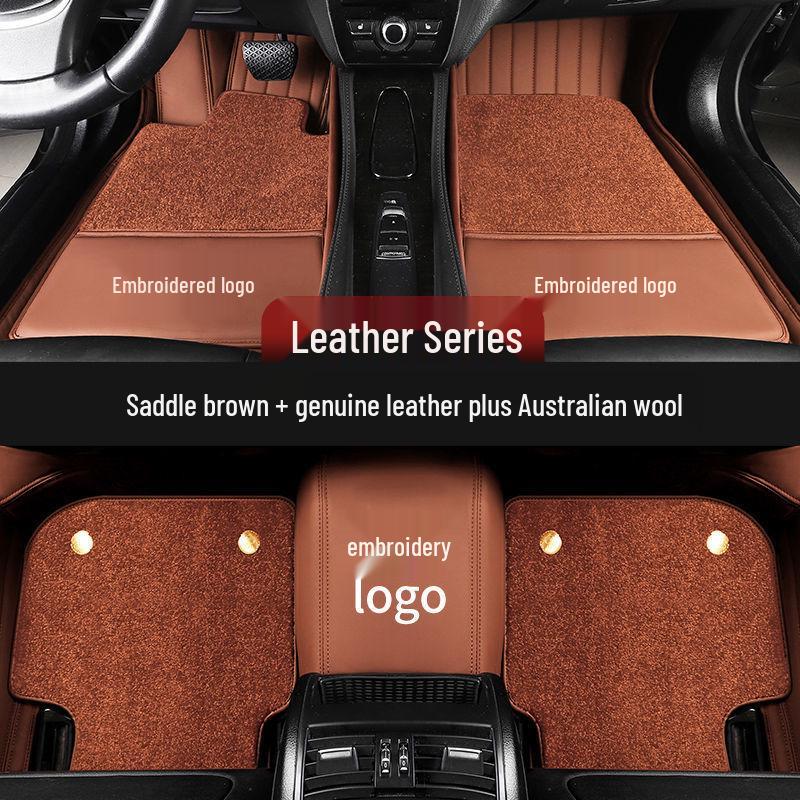 2025 Hongqi H5 HS5 EQM5 H9 HS3 H6 HS7 Echtleder Vollständige Umrandung Auto Fußmatten