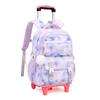 Zaino Scolastico con Ruote Zaino Trolley per Bambine Studentesse Zaino a Ruote Trolley Borsa Scolastica Trolley da Viaggio Bagaglio