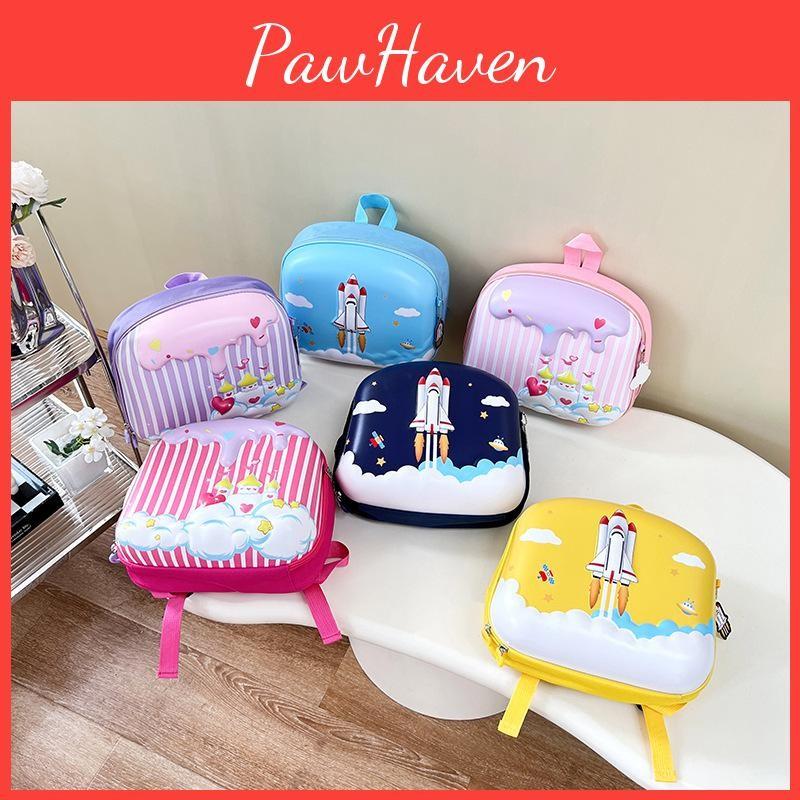 Ice Rocket Cream Eggshell Backpack Breathable Texture Suitable Children For