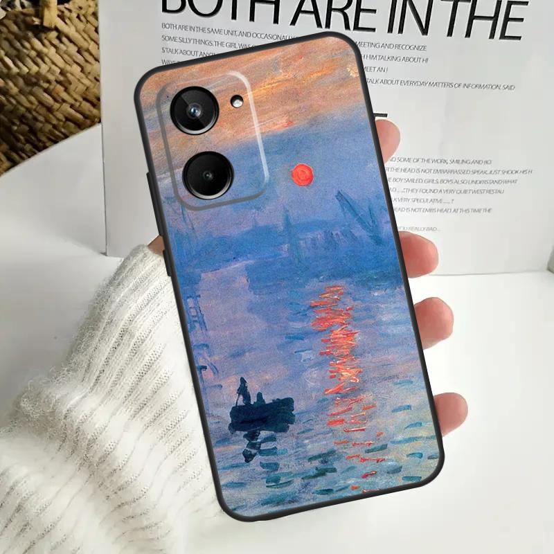 Claude Monet Art Painting Case For Realme C67 C55 C53 C51 C35 C33 C31 C30 C25s C21Y GT Neo 5 GT5 9 10 11 12 Pro Plus