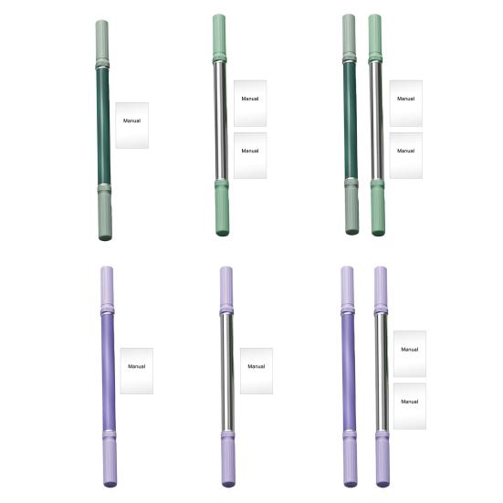 1/2Pcs Yoga Stick Anti-Slip Portable Pain Relief Fitness Massage Stretching Stick Pilates Training Bodybuilding Exercise Bar Home Workout Equipment