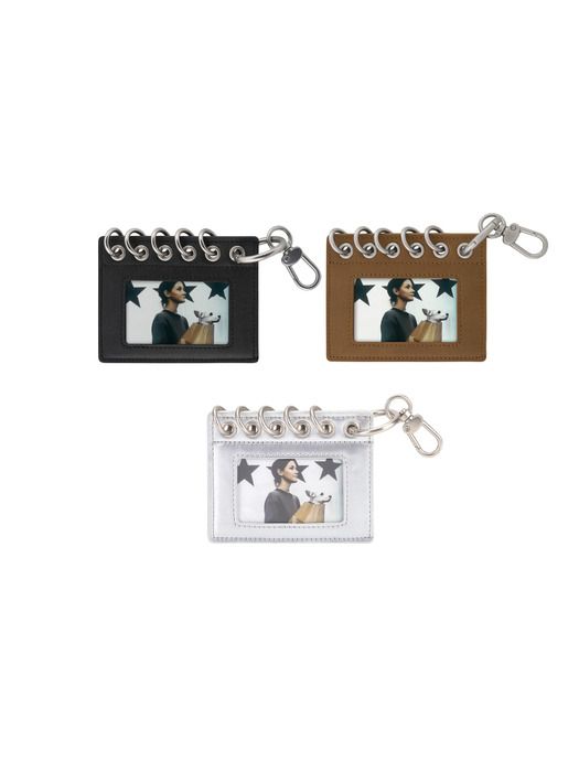 

FILLINTHEBLANK Diary Card Wallet (3 colors) silver