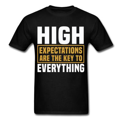 Fitnessstudio Motivationsshirt Hohe Erwartungen T-Shirts motivierendes T-Shirt Größe S-6XL