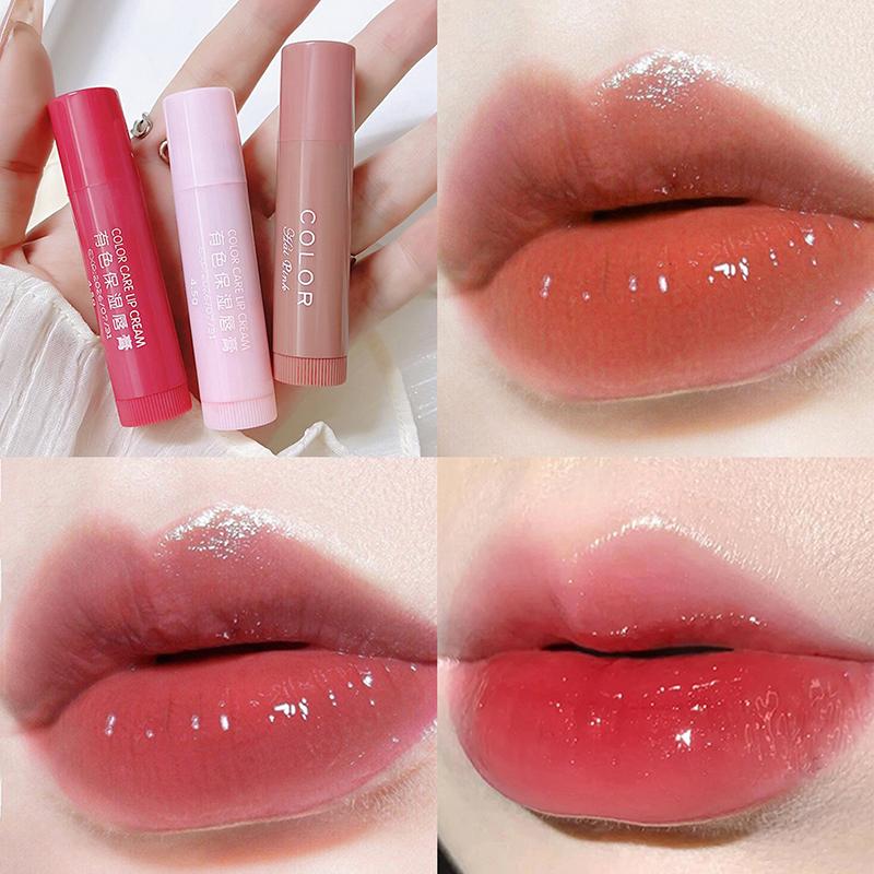 Lip Balm Moisturizing Anti-Dry Lip Balm Easy To Carry Anti-Cracking Lipstick Colored Lip Tint Makeup Lip Gloss Cosmetics