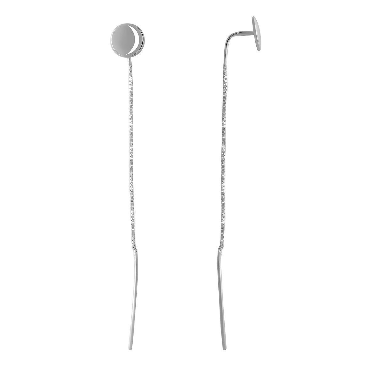 

Срібні сережки без каміння (2046738)