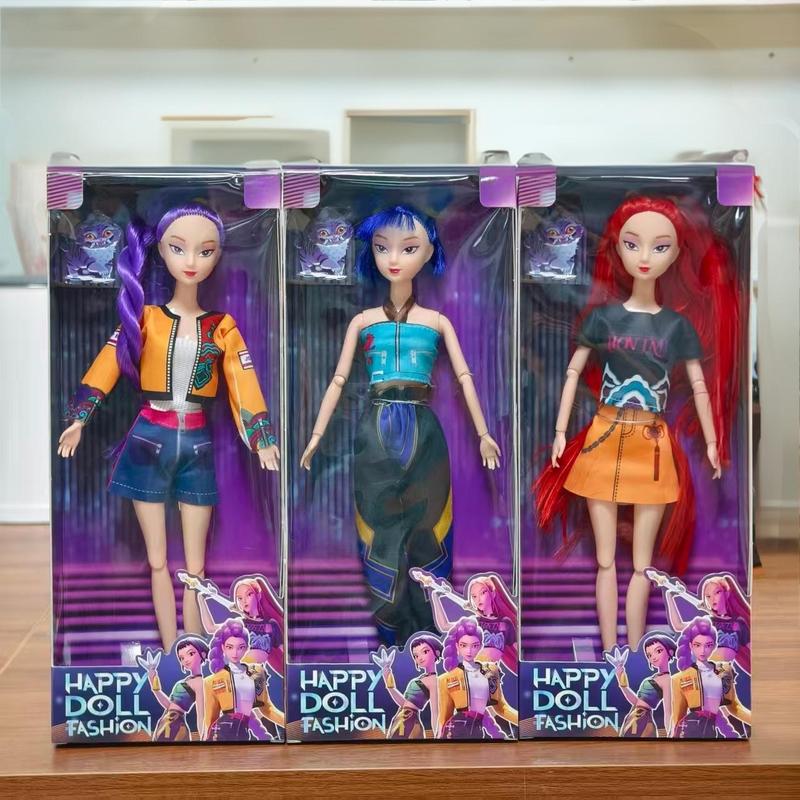 2025 New Korean Wave Girl Group K-POP Witch Hunt Doll Rumi Mirazoi Toy Vinyl Doll Christmas Children's Birthday Gift