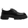 Zara Pu Lace-Up Vintage Casual Shoes Men Sneakers Black 2422620800