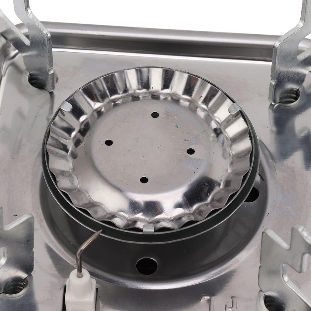 Portable Camping Gas Stove Windproof Metal Mini Folding Gas Stove for Outdoor Camping Home Commercial Use