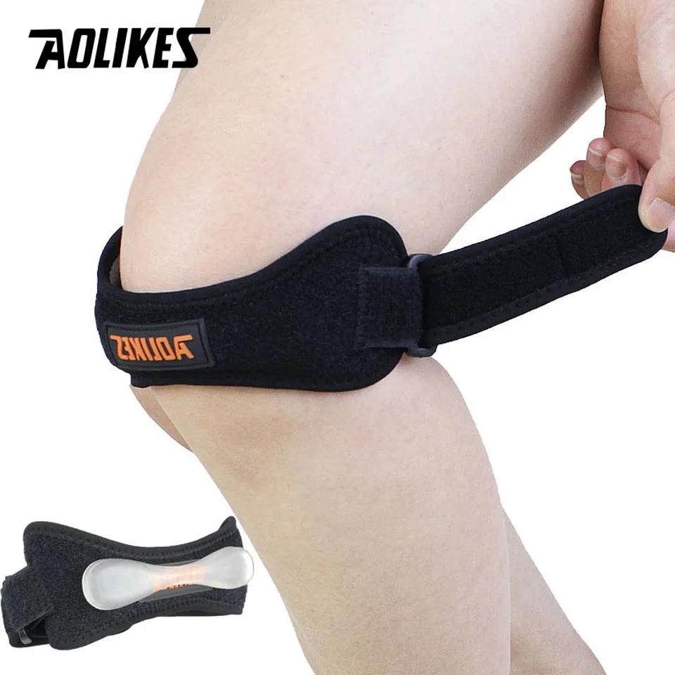Supporto Ginocchiera Aolikes Stabilizzatore Per Corsa Escursionismo Tennis Salto Sollievo Dolore Artrite