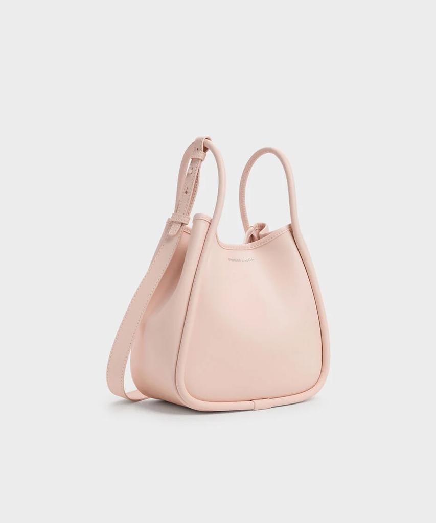 Charles & Keith Mini Layla Tubular Tote Bag 4 Colors Ck2-30782647
