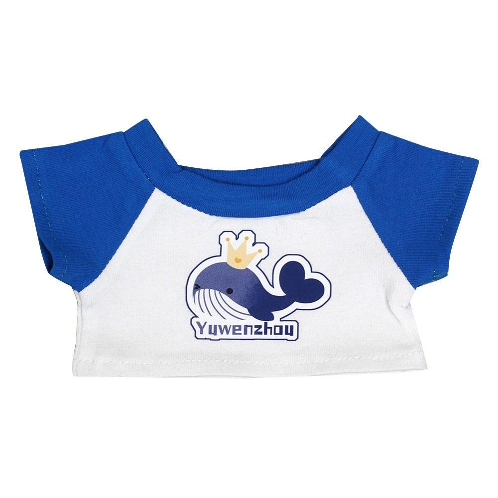 

20cm Handmade Doll T-shirt Cute Bunny Doll Accessories New Cotton Doll Clothes Whale