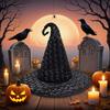Halloween Wizard Hat Funny Witch Hat Witch Caps Wizard Costume Accessories for Masquerades Party Decor Cosplay Props