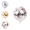 Eye-catching 12" Confetti Balloon Latex Helium Enhances Any Party With Colorful Charm