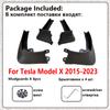 Car Mud Flaps For Tesla Model X 2022 Accessories 2015~2022  Front Wheel MudFlaps Fender Mud Guards Splash Protect
