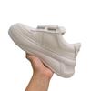 Thick-soled Velcro little white shoes women's 2025 new spring and autumn popular versatile leather muffin sports and leisure board shoes