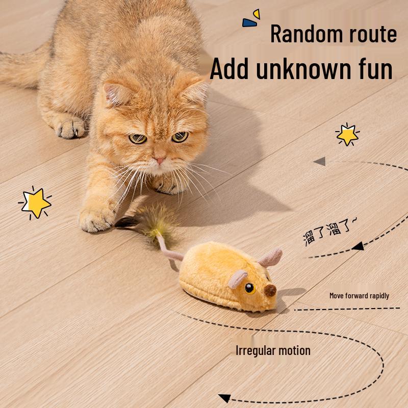 Remote Control Tail-Wagging Electric Pet Toy: Self-Entertainment Decompression Gadget for Cats and Dogs.