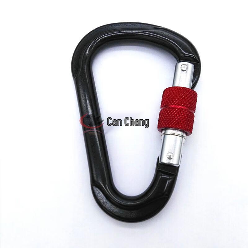 TANERDD 24KN Pear-shaped Screw Lock Carabiner