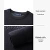 Luoz Men's Simple Round Neck Knit Sweater