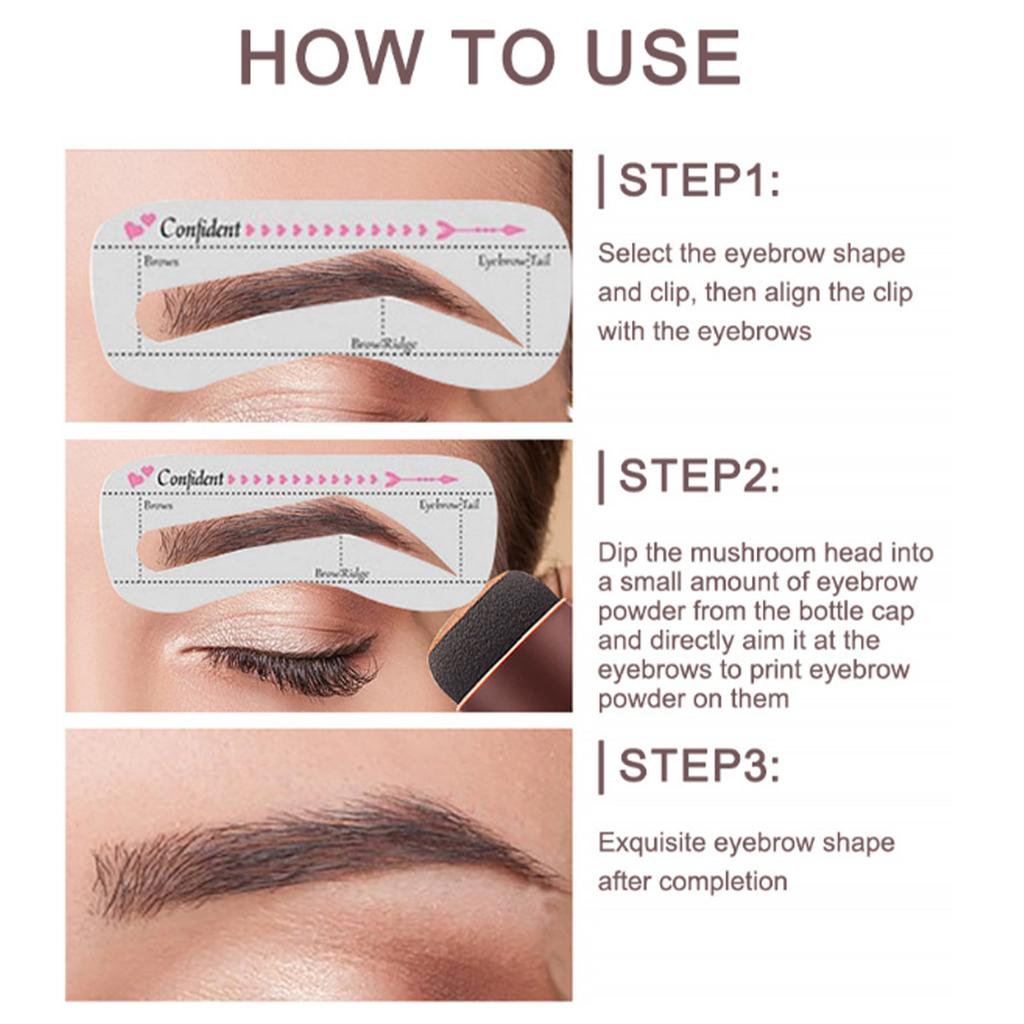 1 Set Contouring Duo: Eyebrow Powder + Hairline Filler – Buildable Color for Natural-Looking Makeup Application