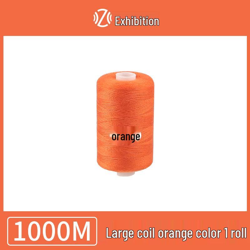 Polyester Sewing Thread - 1000 Yards for Garments & Crafts, Assorted Colors, Small Spool