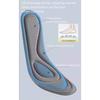 2 Pairs Memory Foam Orthopedic Insoles for Shoes Antibacterial Deodorization Sweat Absorption Insert Sport Shoes Running Pads