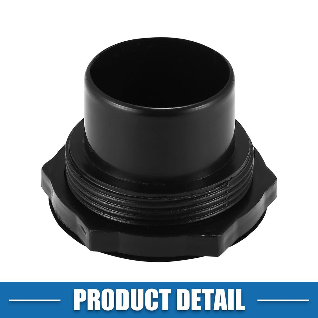 ACROPIX Air Conditioner Deflector Vent for RV Bus Boat Yacht 60mm Swivel Round A/C Exhaust Black 2 Sets