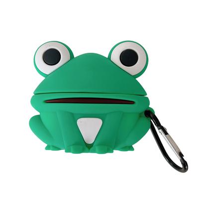 HJXFlying Compatible with Airpods Pro Cute Cartoon Cover with Silicone Prevents Popular Anime Includes Carabiner Green Frog 3, Character, Eartips,