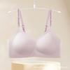 Soft Support Underwear Women Gather To Show Big and Seamless Summer Thin Breathable Collection Sub-breast Breathable Fixed Cup Bra