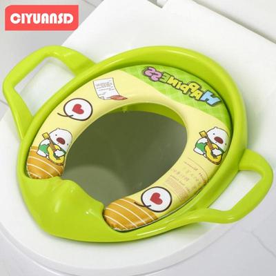 Asiento de Inodoro Portátil para Bebé y Niño Pequeño con Cojín para Niños y Niñas