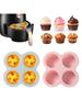 1pc Reusable Silicone Air Fryer Egg Mold,Silicone Muffin Pans For Baking, Hamburger Bun Pan, Air Fryer Accessories