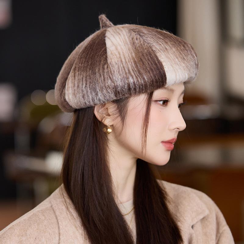 

Ретро Модный и Универсальный Облачный Берет Осень и Зима Новый Британский Стиль Теплая Восьмиугольная Шляпа Ветрозащитная Шляпа Художника Газетчика One Size