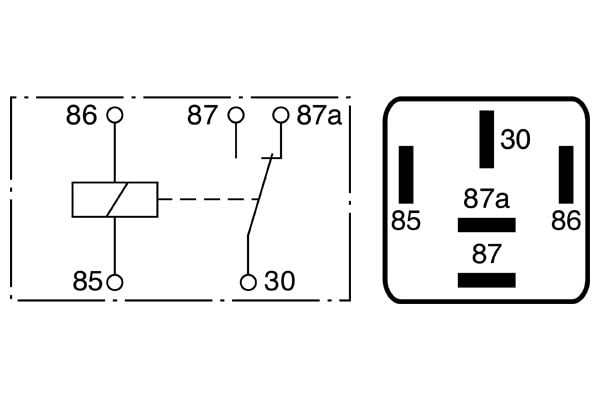 BOSCH Mini Relay 12V 60A IP5K4 Operating Temperature -40℃~85℃ 5