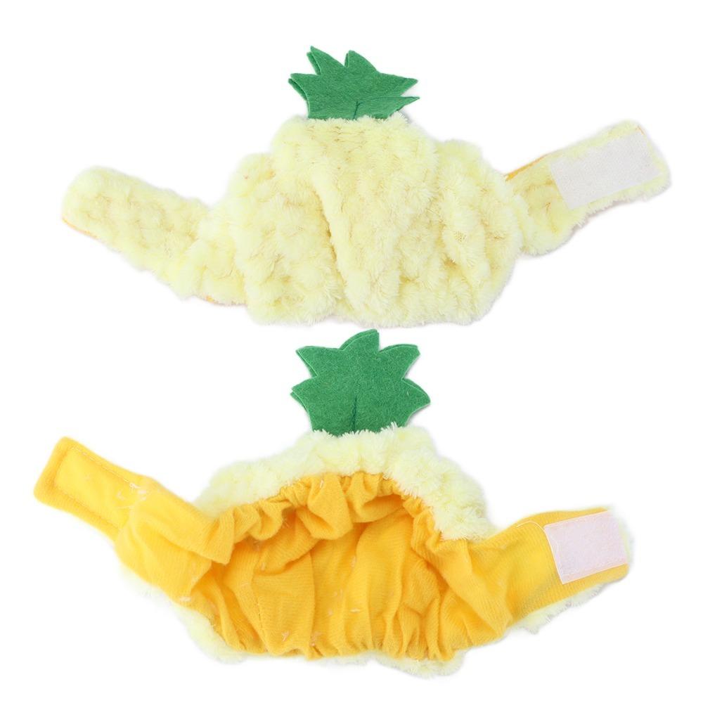 Adjustable Pet Pineapple Hat Soft and Comfortable Shaped Hat for Cat Kitten Puppy Pet