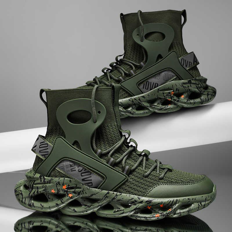 Fashion Increase Height Round Nose Fitness Gym Shoes Woven Men's Gym Sneakers For Men 46 Sport Leisure Casual Racing