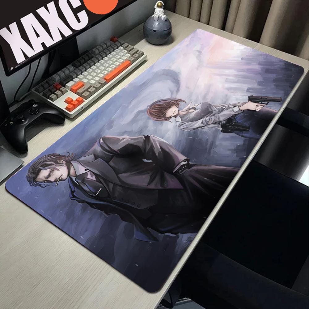 Anime Psycho Pass Floor Mat xcm XL Lockedge Office Computer Desk Mat Table Keyboard Big Mouse Pad Laptop Cushion Nonslip