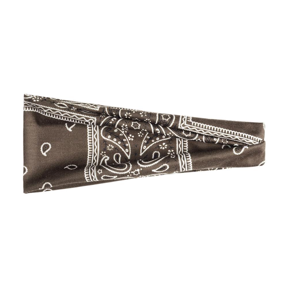 Dámská sportovní jógová pot absorbující čelenka - Široký okraj, Tištěný design, Vlasový doplněk