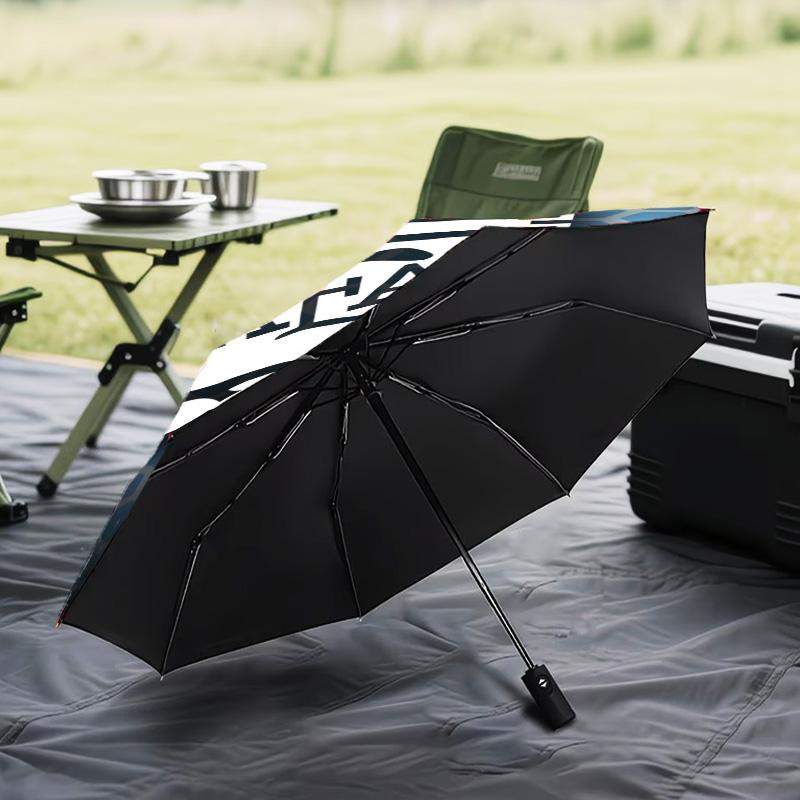 1 Stück Argentinien Fußballverein Bedruckter Regenschirm Faltbarer Regenschirm, Automatischer Regenschirm 8-Speichen für Reisen, Camping Fan Geschenke Weihnachtsgeschenke