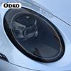 2 Pcs Car Headlight Protective Film Smoked Black Tint Wrap Vinyl Transparent TPU Sticker For Porsche 911 992