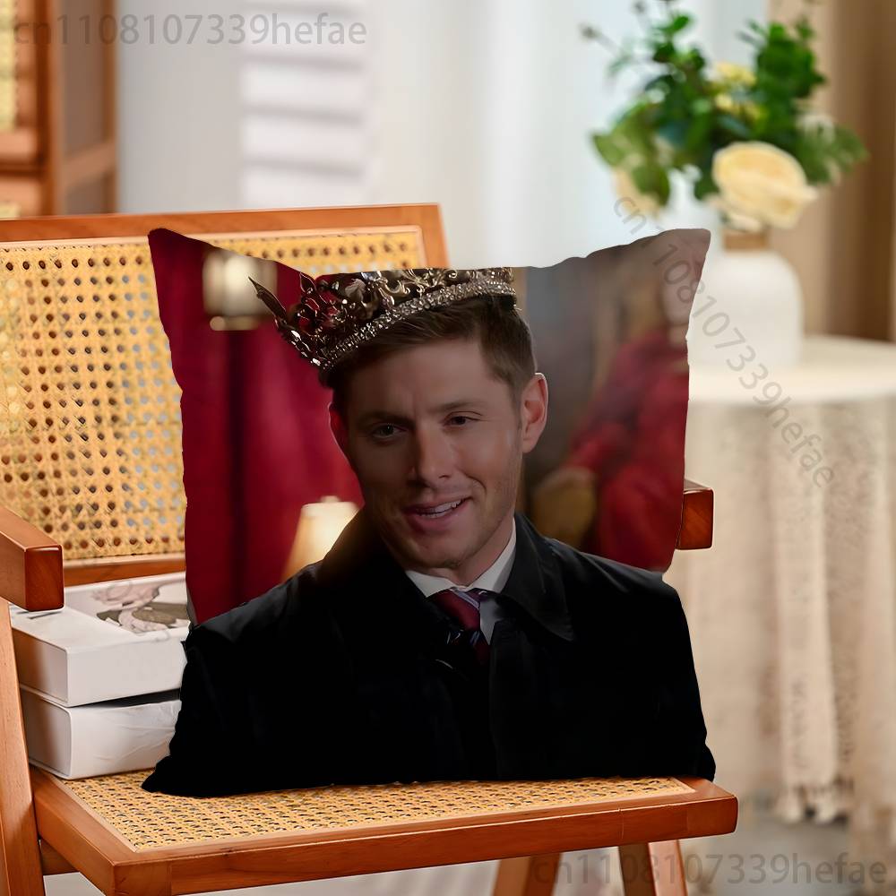 JJensen Ackles DDean Winchester Throw Pillow Case For 45x45cm55x55cm30x30cm For Home Bedroom Decoration And Protector