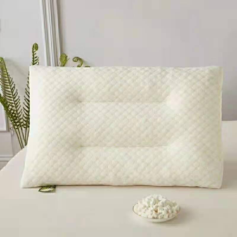 Graphene Wave Neck Support Pillow - Natural Latex Pillow Core, Adult Gift from Thailand 30x50 cm
