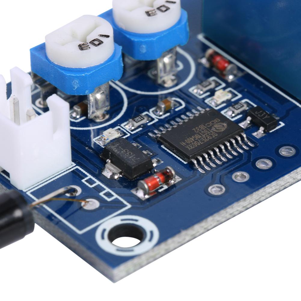 Closed Module Alarm Triggered Vibration Sensor Trigger Board Time for DIY Alarm System Relay Switch Module