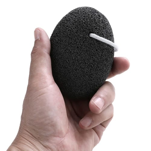 Borogo Lava Pedicure Tool, Natural Foot Pumice Stone for Feet and Hands, Hard Skin, Callus Remover, 2 Pieces - Removes Dead Skin, Heels, Elbows