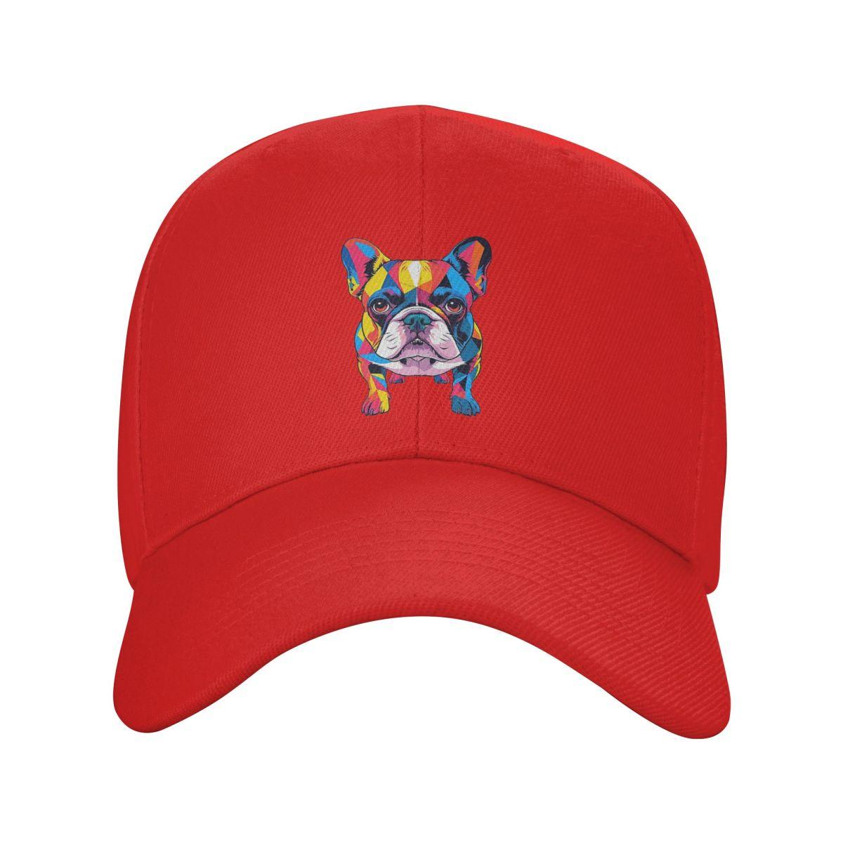 

Colorful Geometric Pop Art French Bulldog Frenchie Dog Baseball Caps Men Women Hats Outdoor Cap Sports Baseball Hat Casquette One Size