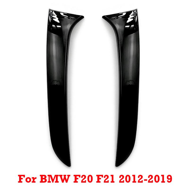 Black Car Rear Window Side Splitter Spoiler For BMW 1 Series F20 F21 2012-2019 Automobile Sticker Decor Modification Accessories чёрный